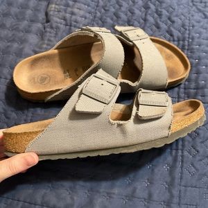Gray Birkenstocks